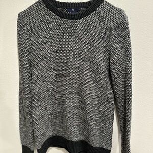 Gap Gray Crewneck Knit Sweater